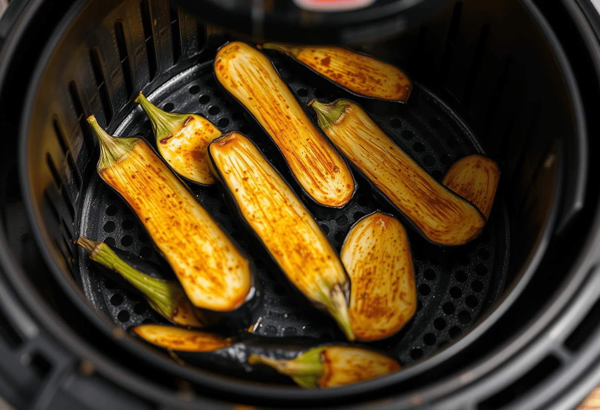 Mehr über den Artikel erfahren Aubergine frittieren Heißluftfritteuse: Der ultimative Leitfaden