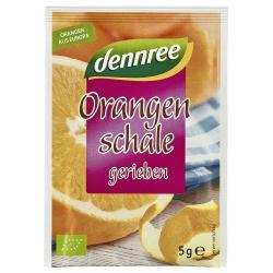 Orangenschalen, gerieben