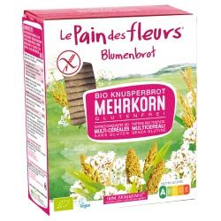 Mehrkorn-Knäckebrot Blumenbrot