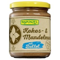 Kokos-Mandelmus mit Datteln