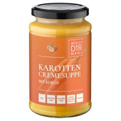 Karottencremesuppe mit Kokos