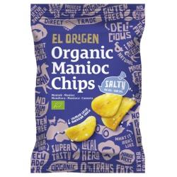 Maniok-Chips, gesalzen