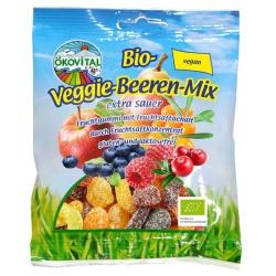 Fruchtgummi Beerenfrüchtchen, zuckerreduziert, vegan