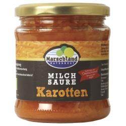 Karotten im Glas, milchsauer fermentiert