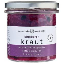 Weiß- & Rotkohl mit Blaubeeren aus Bayern im Glas, fermentiertes Gemüse mit aktiven Kulturen