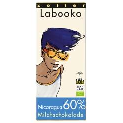 Milchschokolade mit 60% Kakao aus Nicaragua