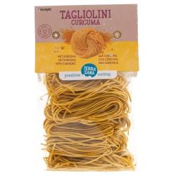 Hartweizen-Tagliolini mit Kurkuma