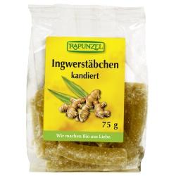 Ingwerstäbchen, kandiert