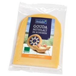 Gouda, mittelalt, geschnitten