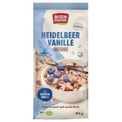 Heidelbeer-Vanille-Müsli, ungesüßt