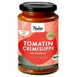 Tomaten-Cremesuppe mit Basilikum