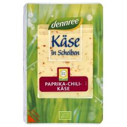 Paprika-Chili-Käse aus Weidemilch, geschnitten, laktosefrei