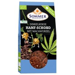 Hanf-Schoko-Dinkelkekse mit Macawurzel