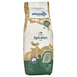 Dinkel-Spirelli in Papierverpackung