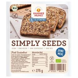 Fünf-Saatenbrot Simply Seeds ohne Mehl und ohne Hefe