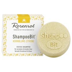 Festes Shampoo mit Kornblume & Zitrone