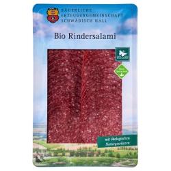 Rindersalami, geschnitten