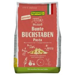 Hartweizen-Buchstaben-Suppennudeln, bunt