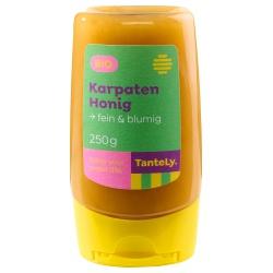 Karpaten-Honig in der Spenderflasche