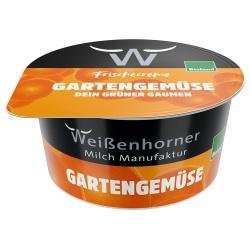 Frischcreme mit Gartengemüse