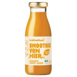 Smoothie mit Erdbeere, Johannisbeere & Haskapbeere