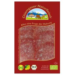 Pfeffersalami aus Bayern, geschnitten