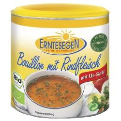 Bouillon mit Rindfleisch