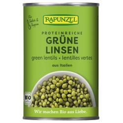 Grüne Linsen in der Dose