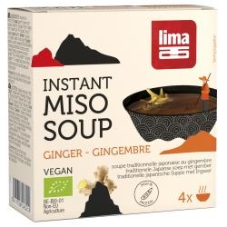 Instant-Miso-Suppe mit Ingwer