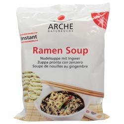 Japanische Nudelsuppe mit Ingwer