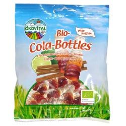 Fruchtgummi Cola-Bottles, zuckerreduziert, vegan