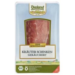 Kräuterschinken, geräuchert, geschnitten