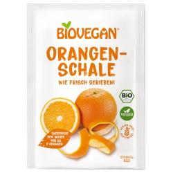 Orangenschalen, gerieben