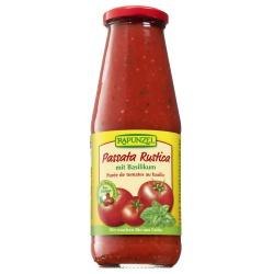 Passata Rustica mit Basilikum