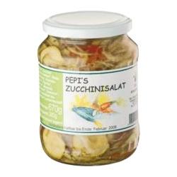 Zucchinisalat im Glas