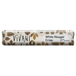 White-Nougat-Crisp-Riegel, vegan