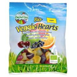 Fruchtgummi Veggie-Hearts, vegan