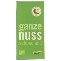 Vollmilchschokolade mit ganzen Haselnüssen