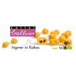 Ingwer in Kokosschokolade