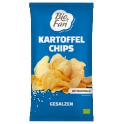 Kartoffelchips, gesalzen