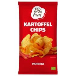 Geriffelte Kartoffelchips, gesalzen