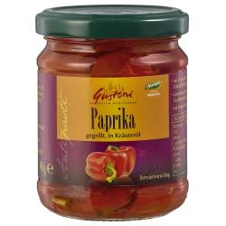 Gegrillte Paprika in Kräuteröl